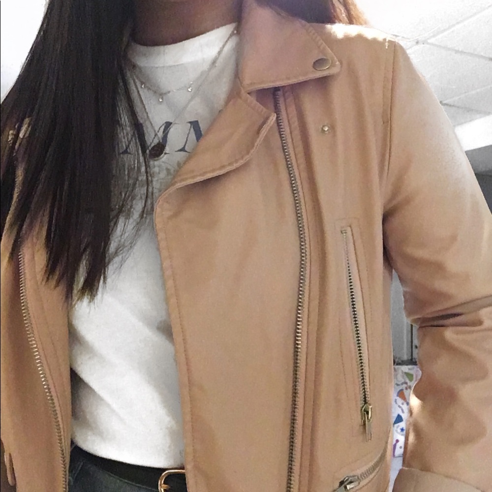 Pink leather jacket - Picture 4 of 4